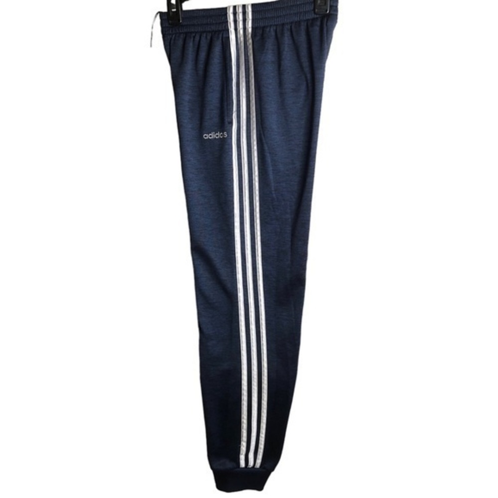 Adidas boys drawstring blue active joggers 14/16 - Picture 2 of 11